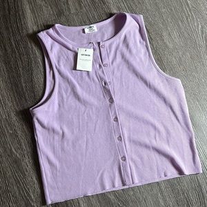 LILAC BUTTON TANK
